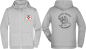 Preview: TVB Kaputzenjacke grau-meliert